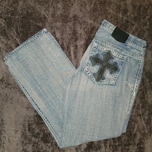 Men's Distressed Xtreme Couture Jeans